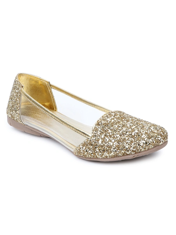Stepee Glam and Glitter belly - 37, Harvest Gold