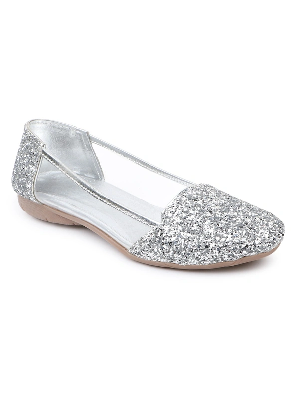 Stepee Glam and Glitter belly - 40, Silver Rust
