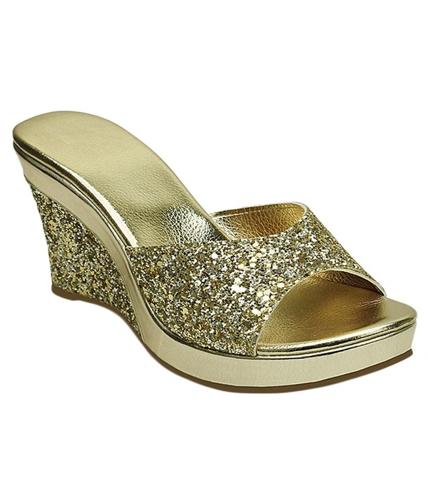 Stepee Glitter and glam slipper - 38, Harvest Gold