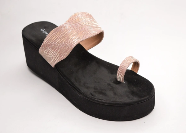 Stepee Shimmer and shine slip on - 37, Oriental Pink