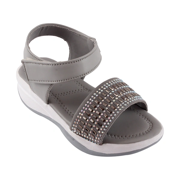Stepee Elegant stud look sandal - 32, Suva Gray