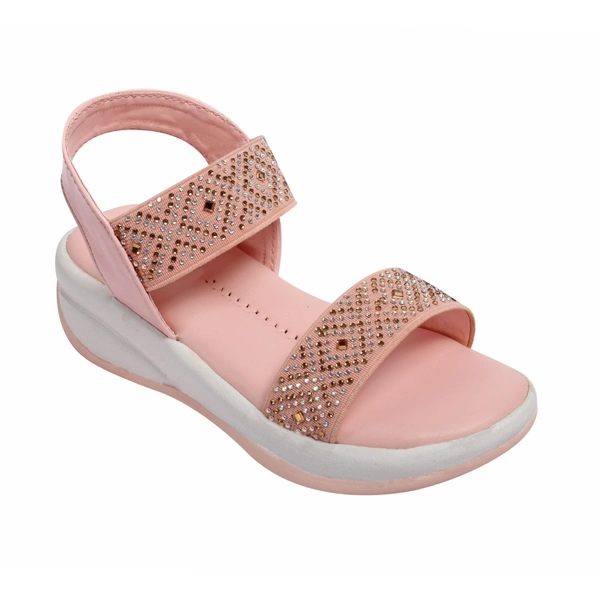 Stepee Kids Elegant sandal with swarovski work - 28, Shilo