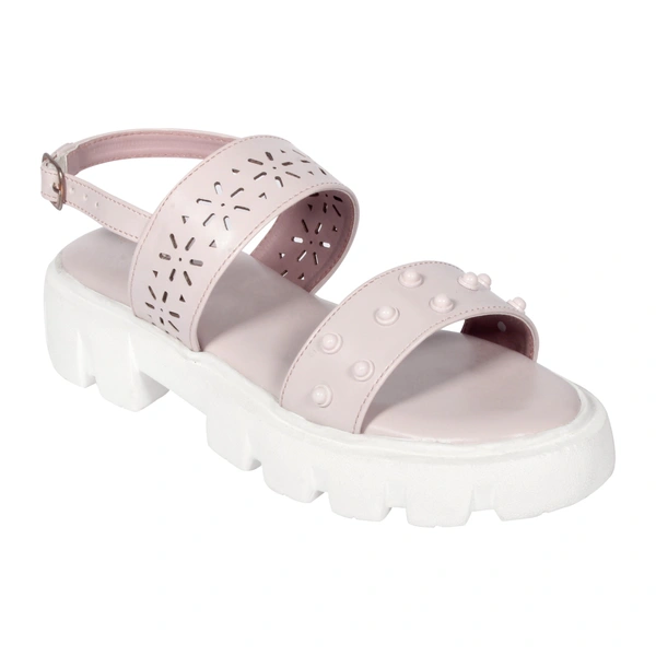 Stepee Smart Dashing look sandal - 41, Cavern Pink
