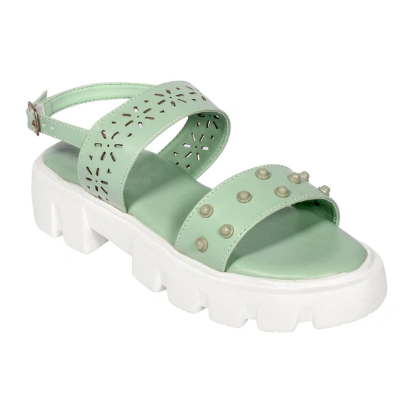 Stepee Smart Dashing look sandal - 37, Chelsea Cucumber