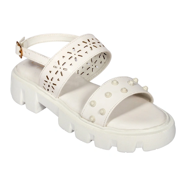 Stepee Smart Dashing look sandal - 39, Bianca