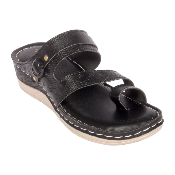 Stepee Sophisticated casual slipper - 41, Black