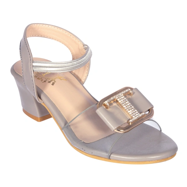 Stepee Simple T buckle sandal - 40, Silver Rust
