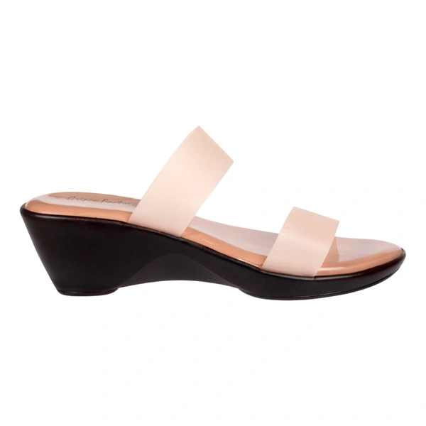 Stepee Classy strap look slipper - 39, Cavern Pink