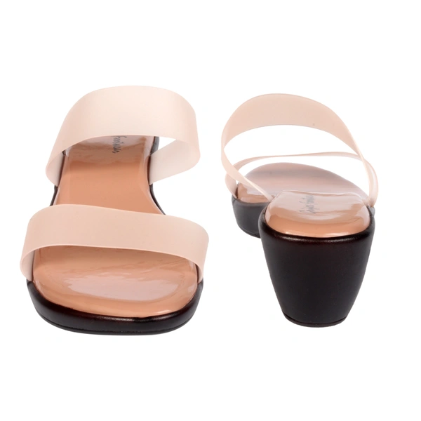 Stepee Classy strap look slipper - 39, Cavern Pink