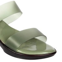 Stepee Classy strap look slipper - 38, Green Pea