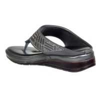 Stepee Simply beautiful swarovski look slipper - 36, Dusty Gray