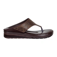 Stepee Simply beautiful swarovski look slipper - 40, Cherrywood