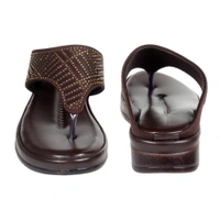 Stepee Simply beautiful swarovski look slipper - 40, Cherrywood