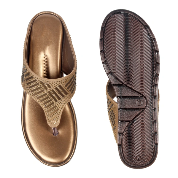 Stepee Simply beautiful swarovski look slipper - 41, Teak