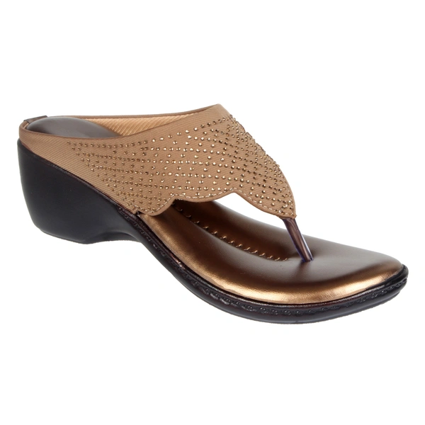 Stepee Fancy and comfortable swarovski slipper - 40, Driftwood