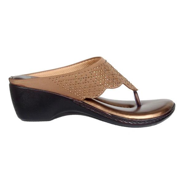 Stepee Fancy and comfortable swarovski slipper - 40, Driftwood