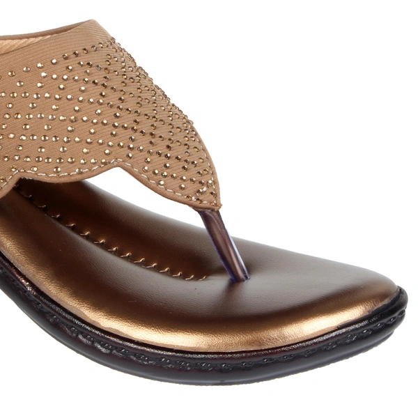 Stepee Fancy and comfortable swarovski slipper - 40, Driftwood
