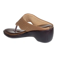 Stepee Fancy and comfortable swarovski slipper - 40, Driftwood