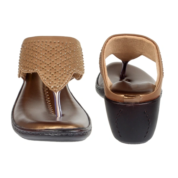 Stepee Fancy and comfortable swarovski slipper - 40, Driftwood