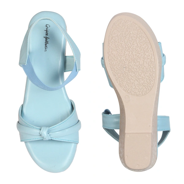 Stepee Cute knot look sandal - 38, Opal