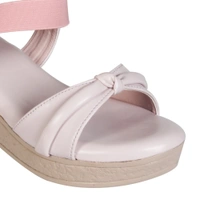 Stepee Cute knot look sandal - 36, Cavern Pink