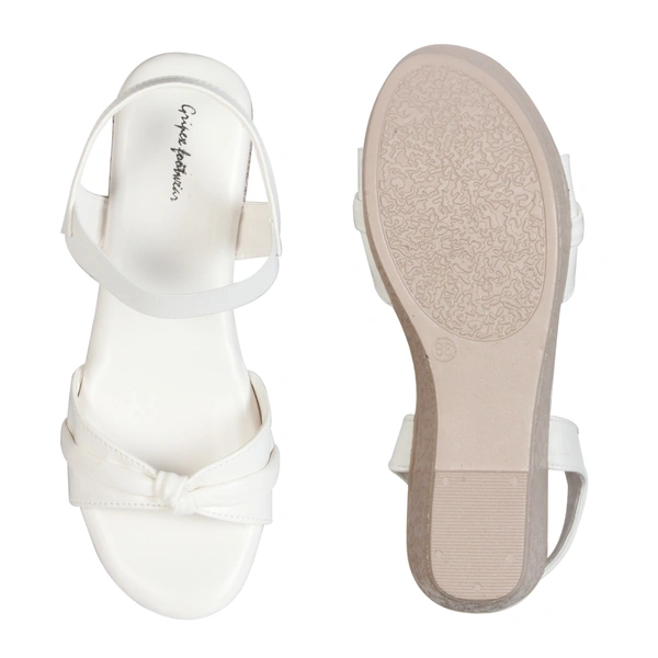 Stepee Cute knot look sandal - 41, Desert Storm