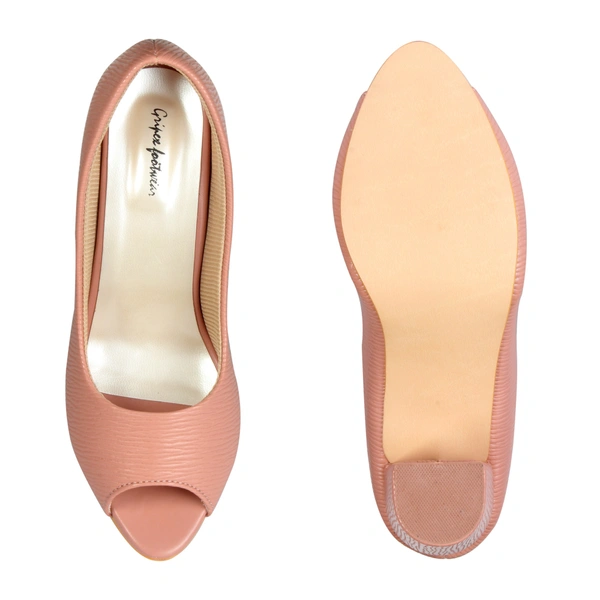 Stepee Textured block heel front open belly - 39, Eunry