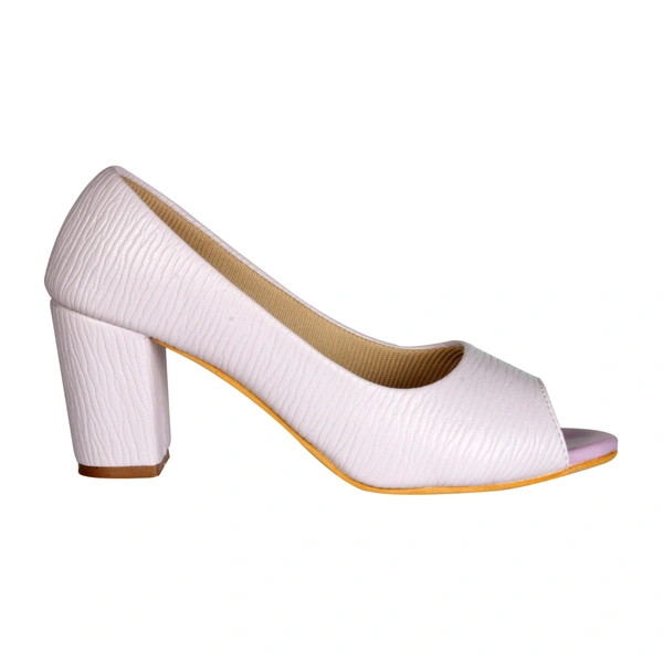 Stepee Textured block heel front open belly - 38, Sisal