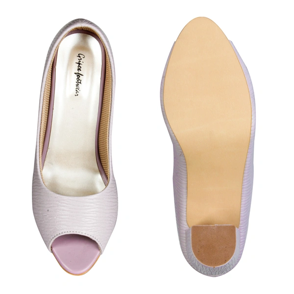 Stepee Textured block heel front open belly - 38, Sisal