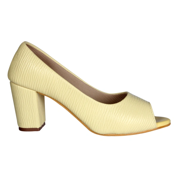 Stepee Textured block heel front open belly - 37, Hampton
