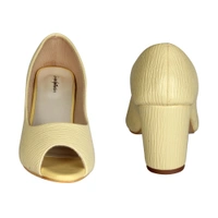 Stepee Textured block heel front open belly - 37, Hampton