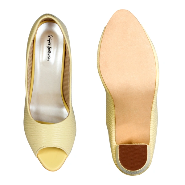 Stepee Textured block heel front open belly - 37, Hampton