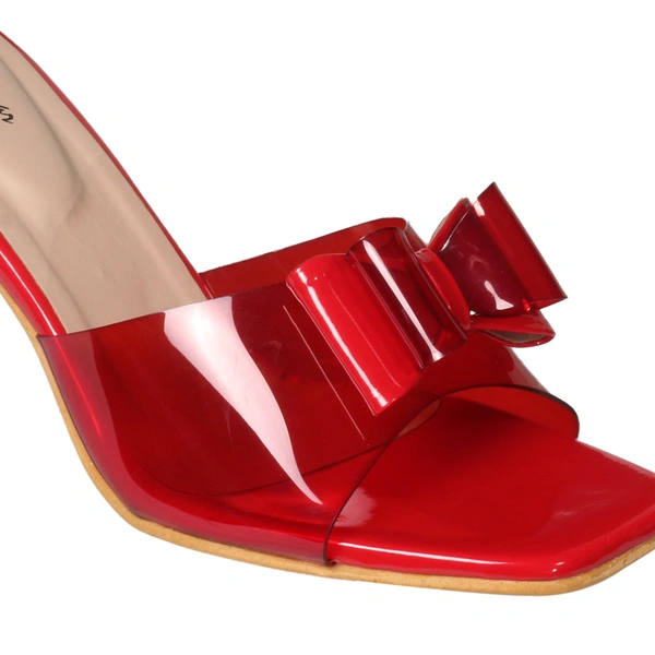 Stepee Beautiful high heel slipper - 39, Persian Red