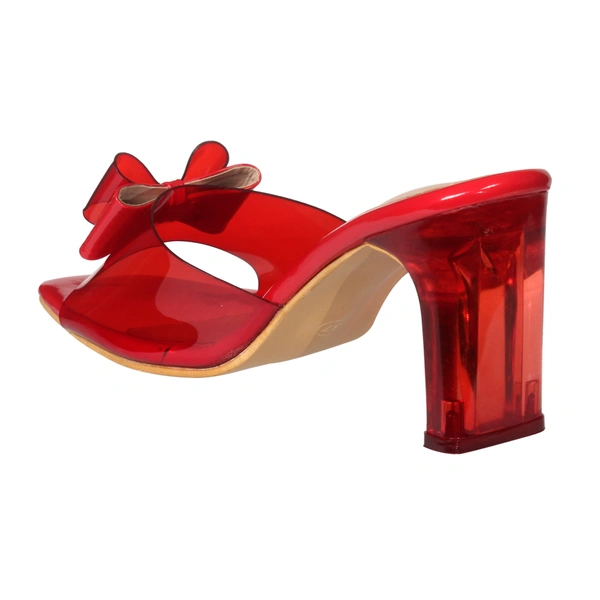 Stepee Beautiful high heel slipper - 39, Persian Red