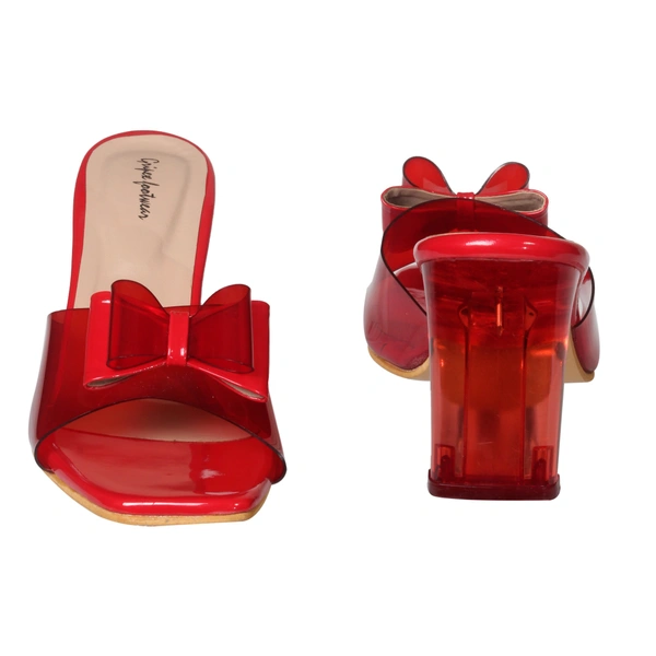 Stepee Beautiful high heel slipper - 39, Persian Red