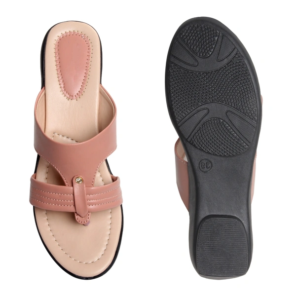 Stepee Soft and simple short heel slipper - 41, Careys Pink