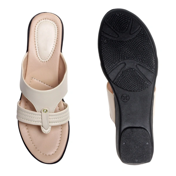 Stepee Soft and simple short heel slipper - 41, Soft Amber