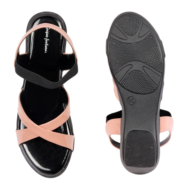 Stepee Criss cross style sandal - 40, My Pink