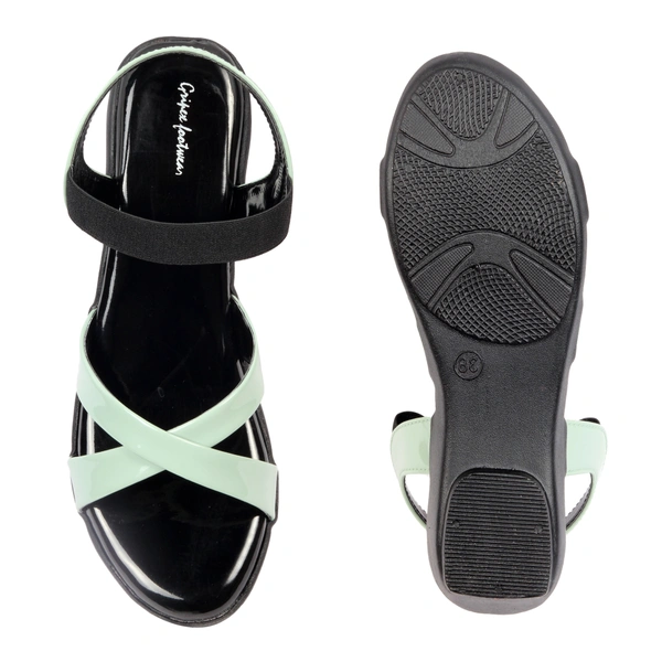 Stepee Criss cross style sandal - 39, Envy