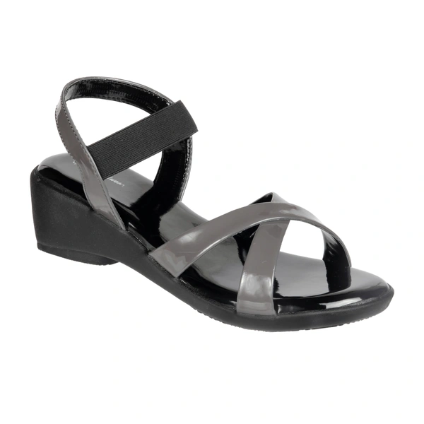 Stepee Criss cross style sandal - 40, Mountain Mist
