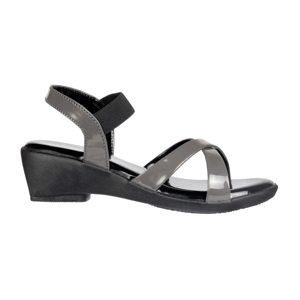 Stepee Criss cross style sandal - 40, Mountain Mist