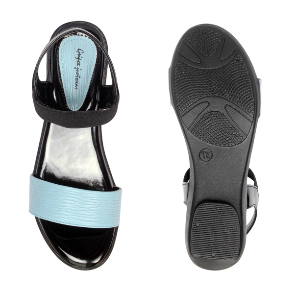Stepee Sober strap look sandal - 41, Hippie Blue