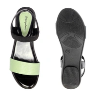 Stepee Sober strap look sandal - 40, Feijoa