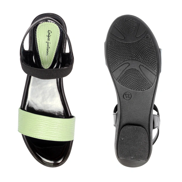 Stepee Sober strap look sandal - 40, Feijoa