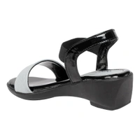 Stepee Sober strap look sandal - 38, Swiss Coffee