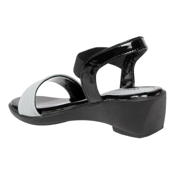 Stepee Sober strap look sandal - 38, Swiss Coffee
