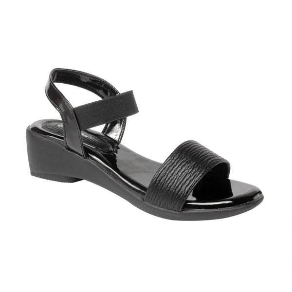 Stepee Sober strap look sandal - 40, Black