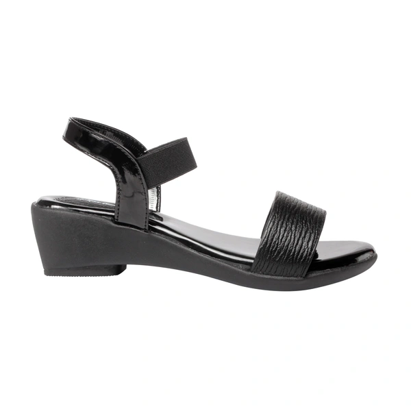 Stepee Sober strap look sandal - 40, Black