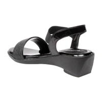 Stepee Sober strap look sandal - 40, Black