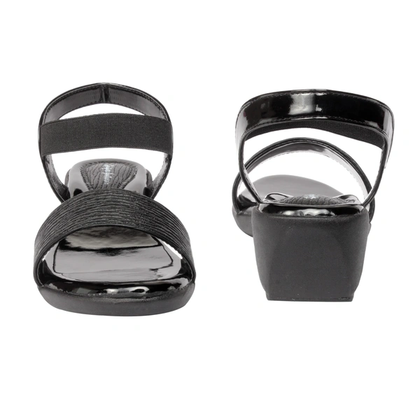 Stepee Sober strap look sandal - 40, Black